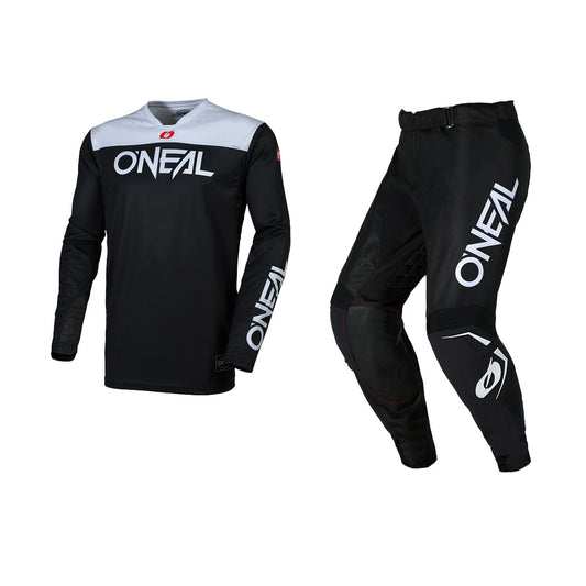 ONEAL 2026 HARDWEAR ELITE GEAR SET - BLACK/WHITE