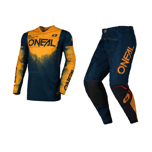 ONEAL 2026 HARDWEAR SWIPE GEAR SET - NAVY BLUE/ORANGE