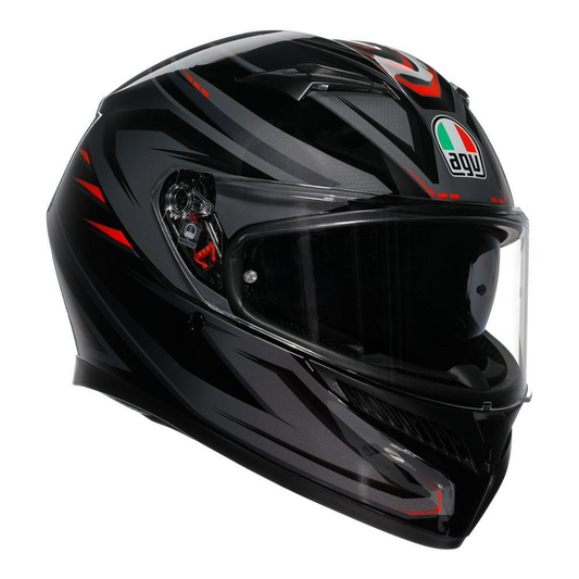 AGV K3 SYTH HELMET - BLACK/RED