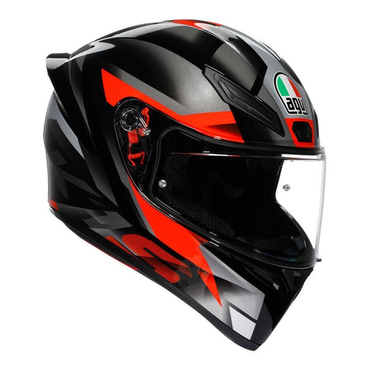 AGV K1 S FASTLAP HELMET - BLACK/GREY/RED