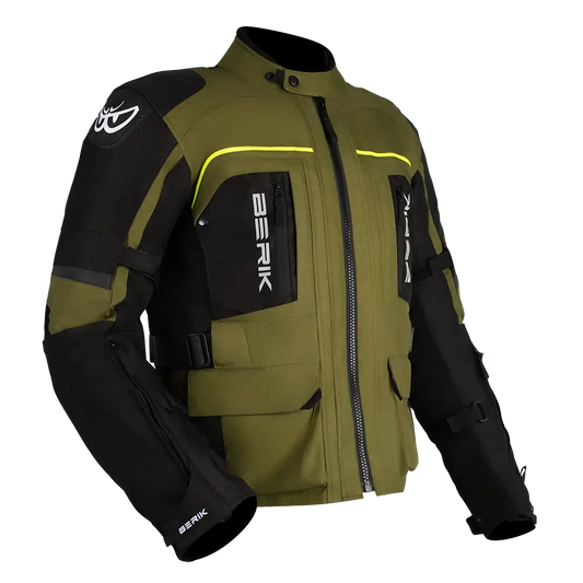 BERIK TRANSFORMER JACKET - BLACK/GREEN