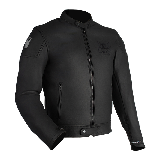 BERIK CUSTOM LEATHER JACKET - BLACK