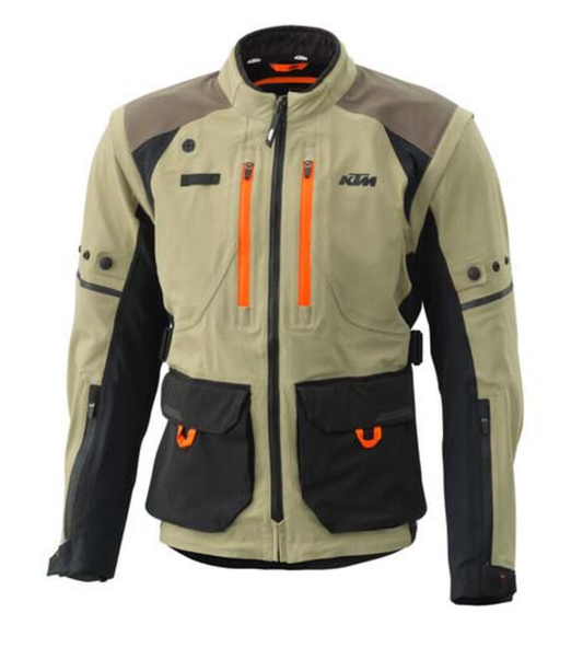 KTM Defender K-Hydratech Jacket - Beige/Orange