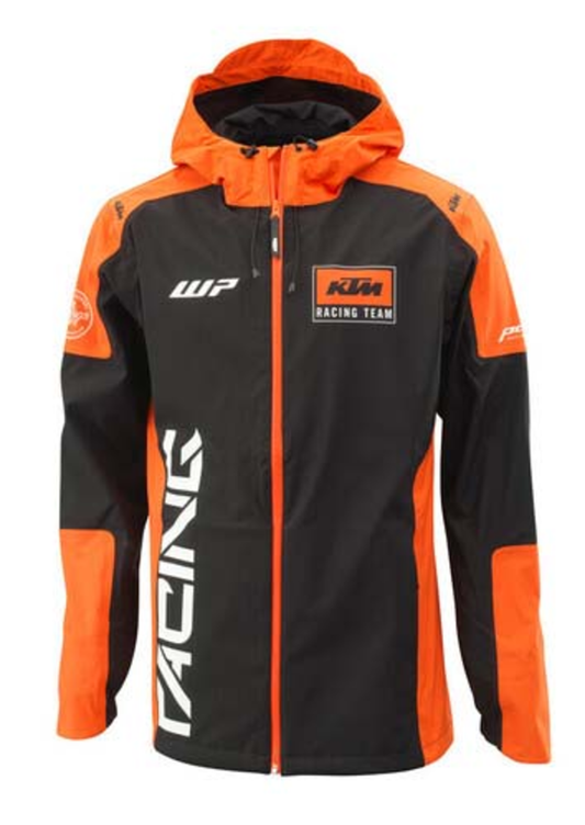 KTM Team Hardshell Jacket - Orange/Black