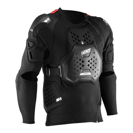 Leatt 3DF AirFit Hybrid Body Protector - Black - Front