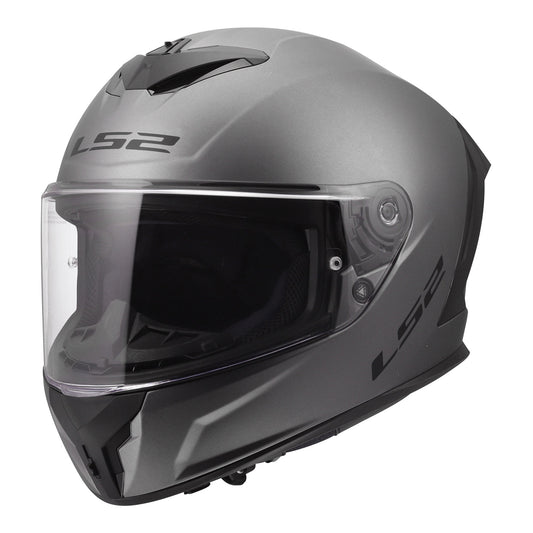 LS2 FF820 Rapid III Solid Helmet – Matte Titanium