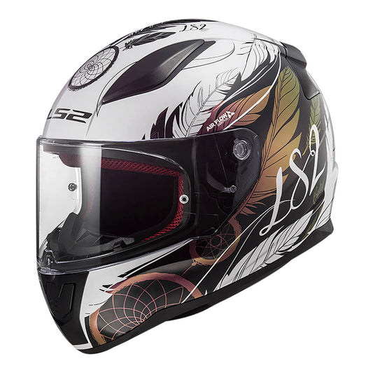 LS2 FF353 RAPID II BOHO HELMET - WHITE/BLACK/PINK