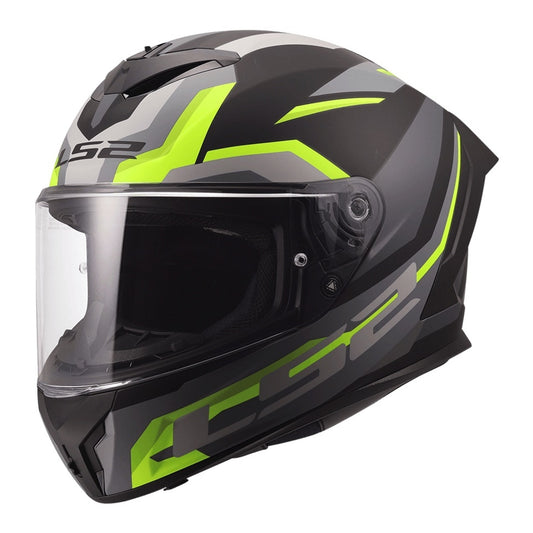 LS2 FF820 Rapid III Hyper Helmet – Black / Hi-Vis Yellow