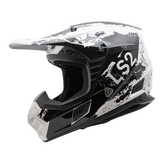 LS2 MX706 COZ (3XL) Hyde - Black/White 06