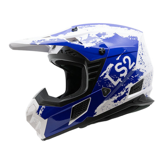 LS2 MX706 COZ HYDE HELMET - BLUE/WHITE