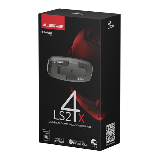 LS2 4X Bluetooth Intercom by Cardo, Single