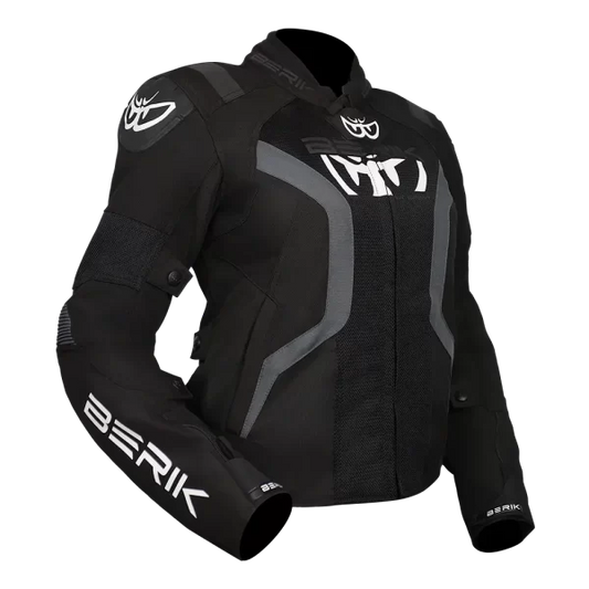 BERIK VIVERE TEXTILE LADY JACKET - BLACK/GREY