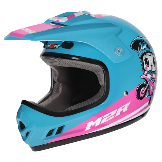 M2R MX2 JR Youth Helmet - Speed Racer Bunny PC-2