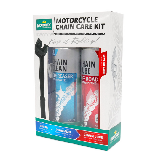 MOTOREX OFF-ROAD CHAIN MAINTENANCE PACK - OFF-ROAD LUBE AND CLEANER