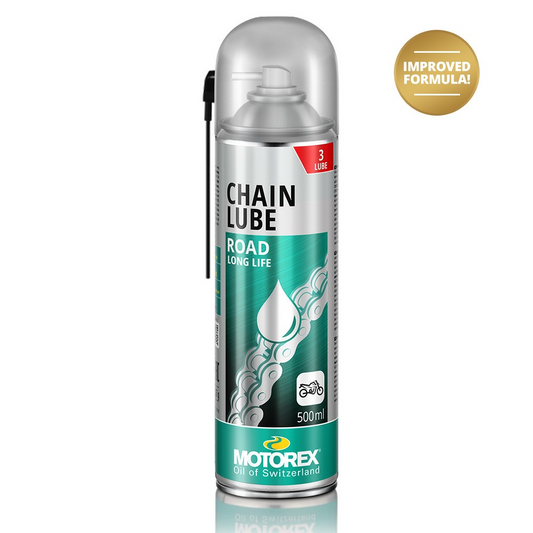 MOTOREX CHAIN LUBE STRONG (GREEN) SPRAY - 500ML