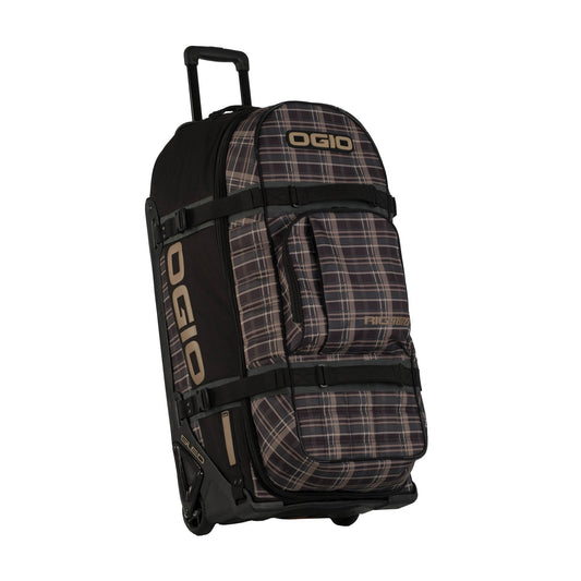 OGIO RIG 9800 (WHEELED) GEAR BAG - PLAIDLEY TAN/BLACK