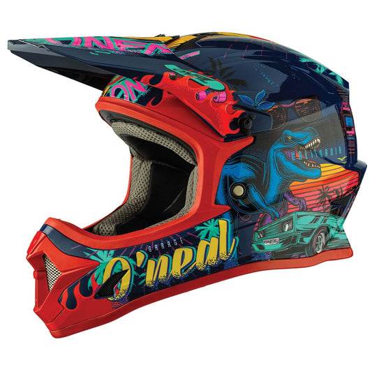 ONEAL 2025 YOUTH 1SRS REX HELMET - GLOSS MULTI