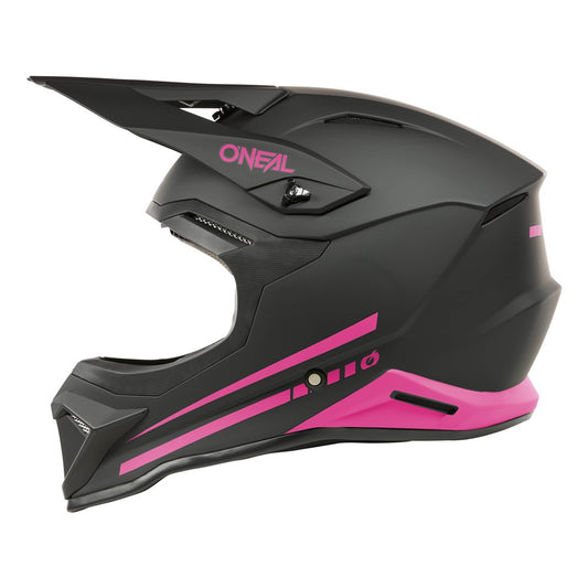 ONEAL 2025 1SRS SOLID HELMET - MATTE BLACK/PINK