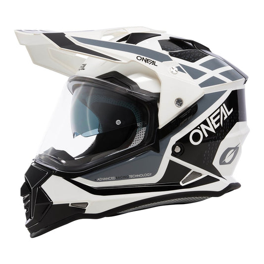 ONEAL SIERRA II R HELMET - GLOSS WHITE/BLACK/GREY