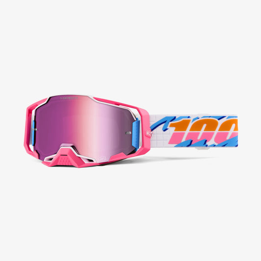 100% ARMEGA Lefreak Goggles - HiPER Pink Lens