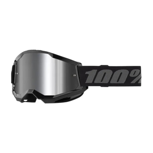 100% Accuri 2 Youth Goggles - Black (Mirror Silver Lens)