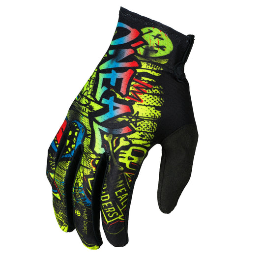 ONEAL YOUTH MATRIX RANCID GLOVES - BLACK/NEON YELLOW