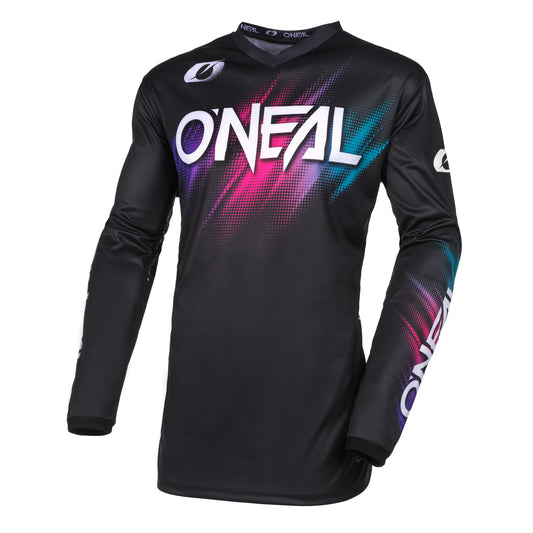 ONEAL 2024 YOUTH GIRLS ELEMENT VOLTAGE JERSEY - BLACK/PINK
