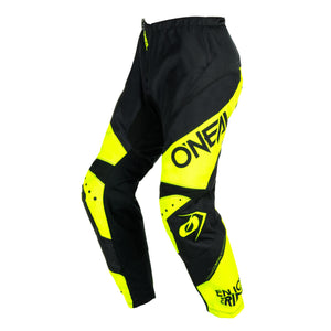 ONEAL 2024 ELEMENT RACEWEAR PANTS - BLACK/NEON YELLOW