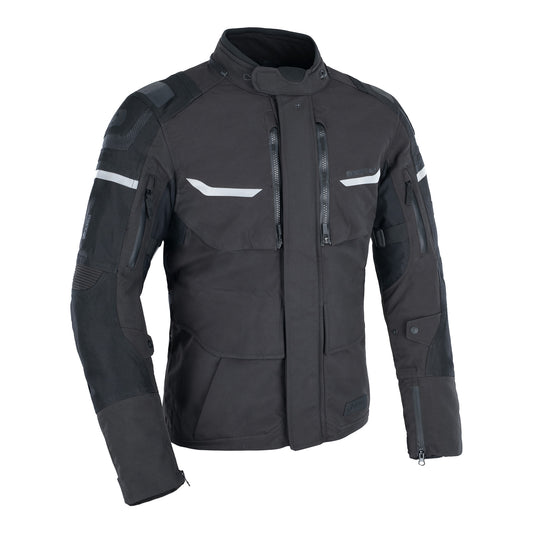 Oxford Stormland Dry2Dry Men\'s Leather Jacket - Black (2XL)