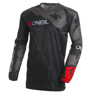 Oneal 2027 Element Youth Acid Jersey - Black/Grey