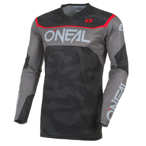 Oneal 2027 Hardwear Camo Jersey - Black/Grey/Red