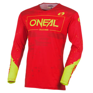Oneal 2027 Mayhem Paint Jersey - Red/Neon