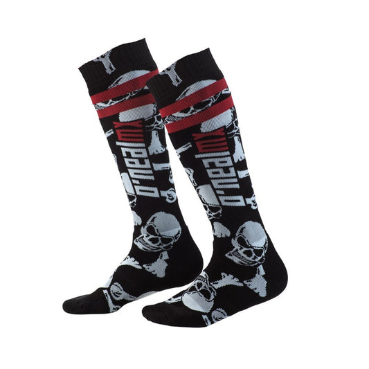 Oneal 2027 Pro MX Crossbones Socks - Black/White