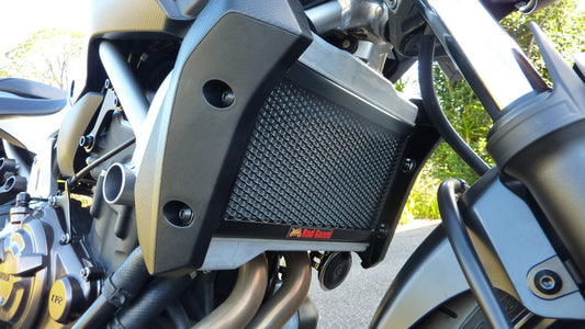 RAD GUARD RADIATOR GUARDS BLACK MT-07