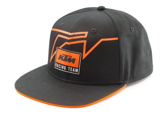 KTM Team Flat Cap - Orange Black