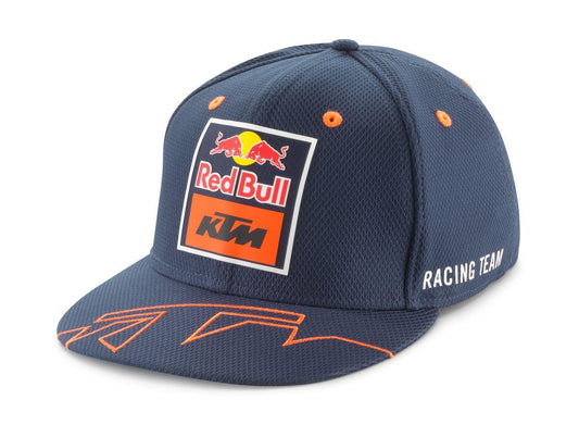 KTM Replica Team Flat Cap - Orange Navy