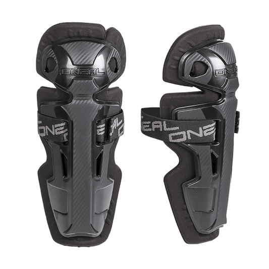 ONEAL PRO II RL CARBON LOOK YOUTH KNEE CUPS - BLACK