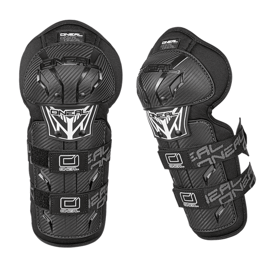 ONEAL PRO III CARBON LOOK YOUTH KNEE GUARD - BLACK