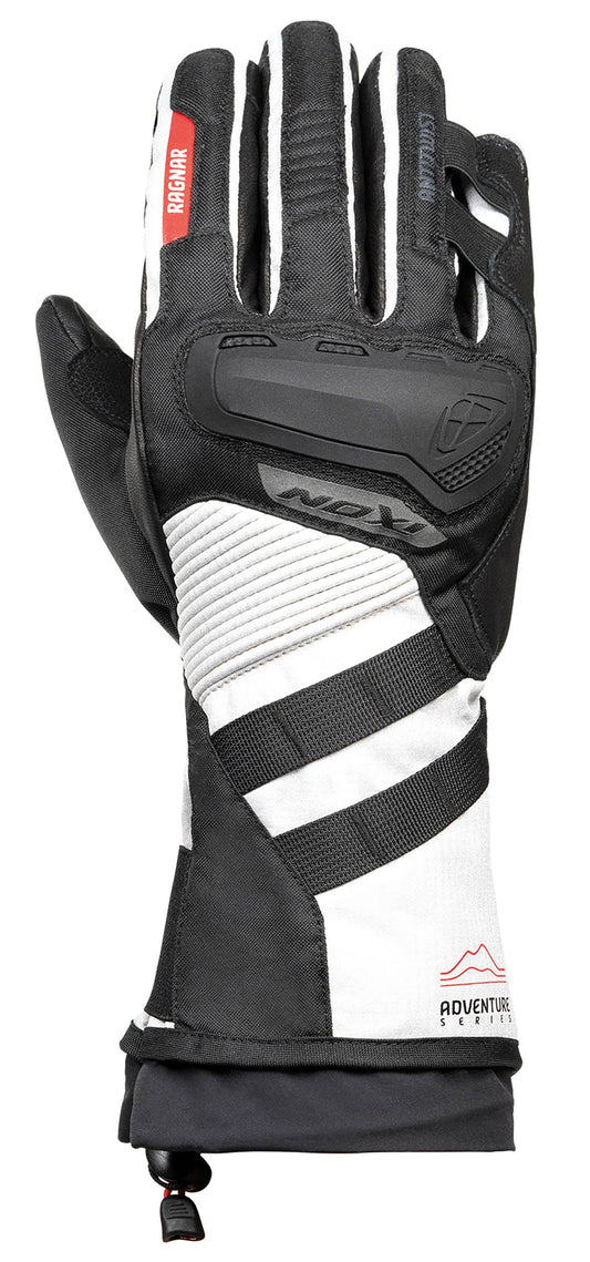 IXON PRO RAGNAR GLOVES - BLACK/GREY/RED CASSONS PTY LTD sold by Cully's Yamaha
