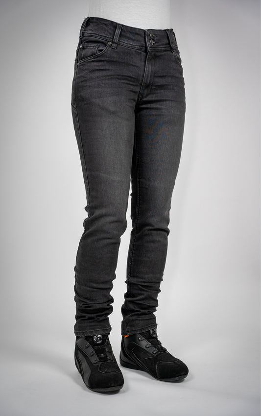 BULL-IT LADIES RAVEN SLIM JEANS REGULAR LEG - BLACK