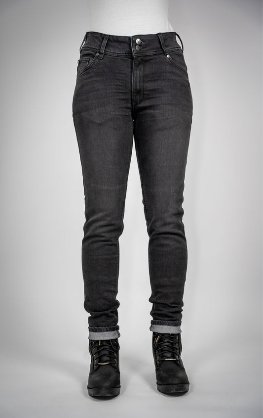 BULL-IT LADIES RAVEN STRAIGHT JEANS REGULAR LEG - BLACK
