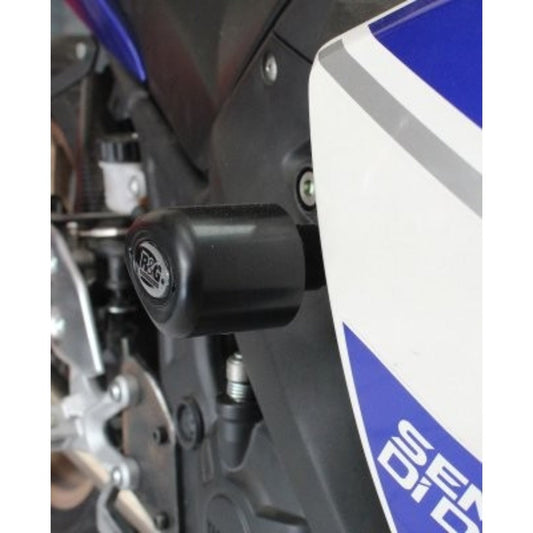 R&G Frame Sliders AERO No-Cut Yam YZF-R25 \'14-\'18 / YZF-R3 \'15-\'18 BLACK