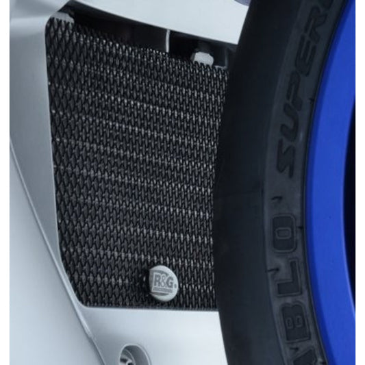 R&G Oil Cooler Guard BLACK Yamaha YZF-R1 '15- / R1M '15-onwards
