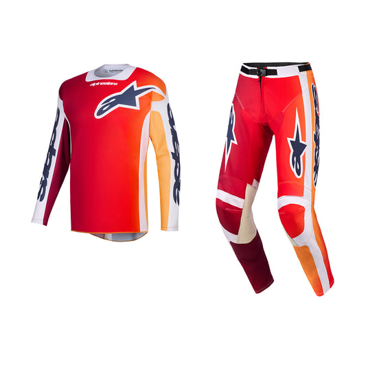 ALPINESTARS 2026 RACER PORTL GEAR SET - RED LIGHT GREY DARK GREY