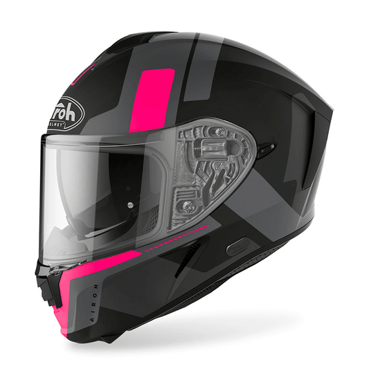 AIROH SPARK HELMET - 'SHOGUN' PINK MATT MOTO NATIONAL ACCESSORIES PTY sold by Cully's Yamaha