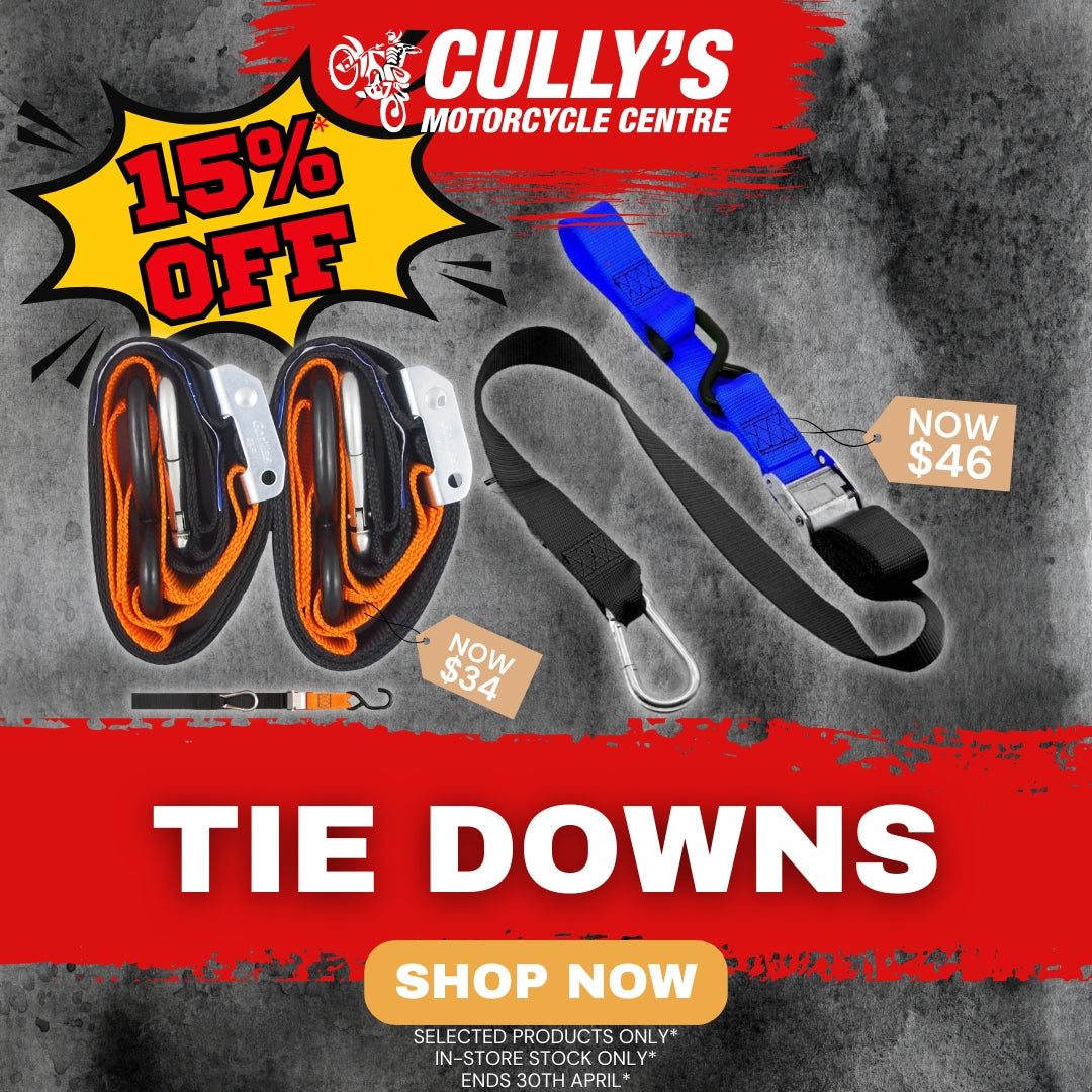 15% off Gorilla & Kustom Grips Tie Downs