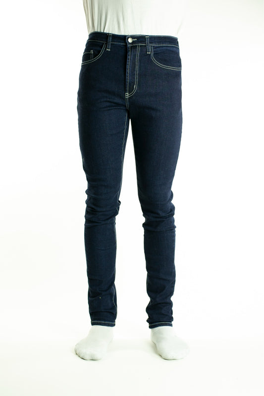TKD ARCHIE STRETCH SLIM SKINNY LEG JEANS - BLUE