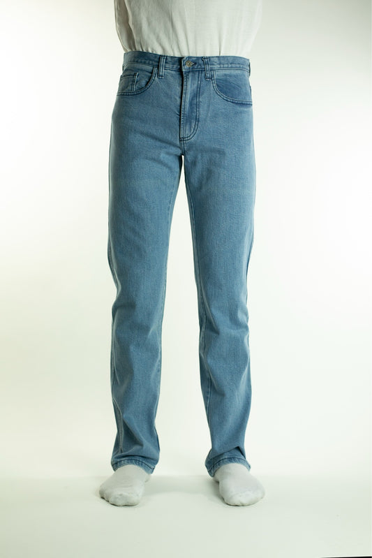 TKD MAX RIGID STRAIGHT LEG COMBO JEANS - SKY BLUE