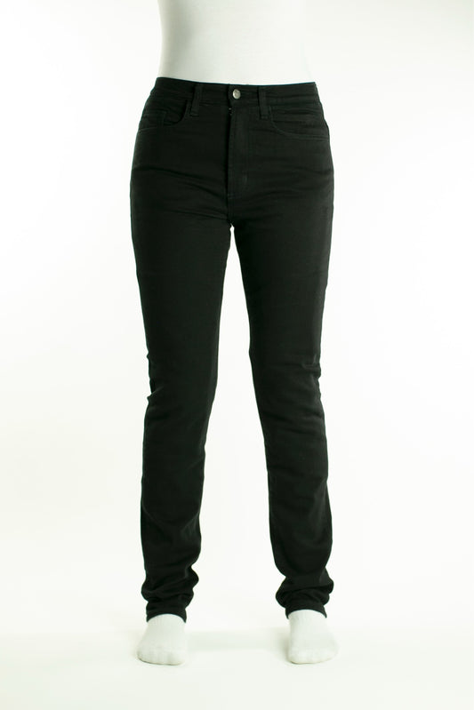 TKD JEANS  AMBER HIGH RISE SUPER STRETCH SLIM COMBO  - BLACK