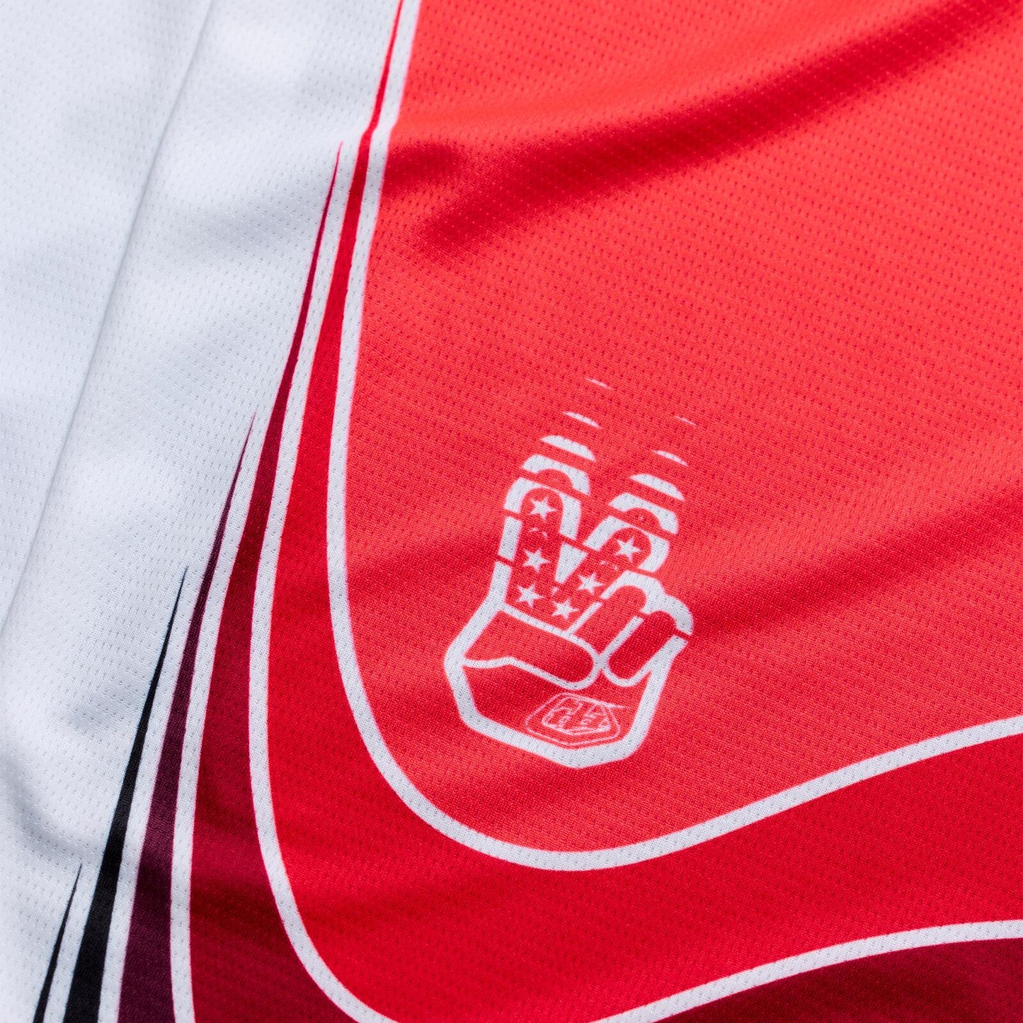 TLD 26.2 GP Pro Jersey - Stagger Black / Red - view 8